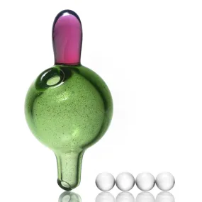 Unity Glassworks - Directional Bubble Cap - Metal Fleck & Stargazer
