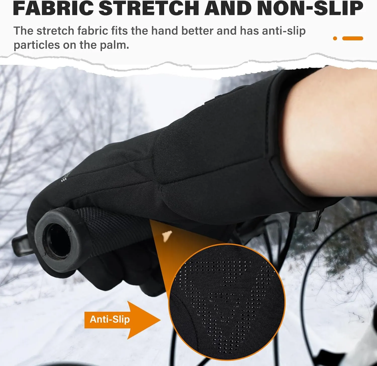V.Step Heated Gloves for Men Women Rechargeable, Winter Gloves Electric Heated Glove Liners for Work, Skiing, Cycling