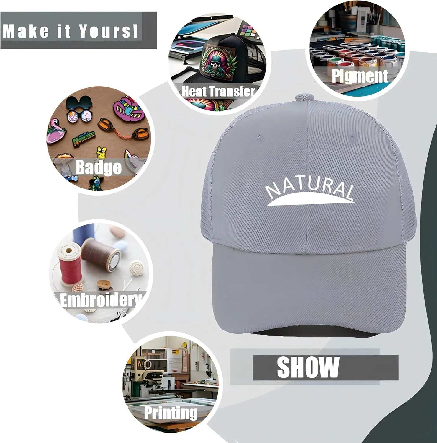 ZH 12 Pack Mesh Trucker Hats, Bulk Baseball Caps for Men and Women, Trucker Cap Wholesale